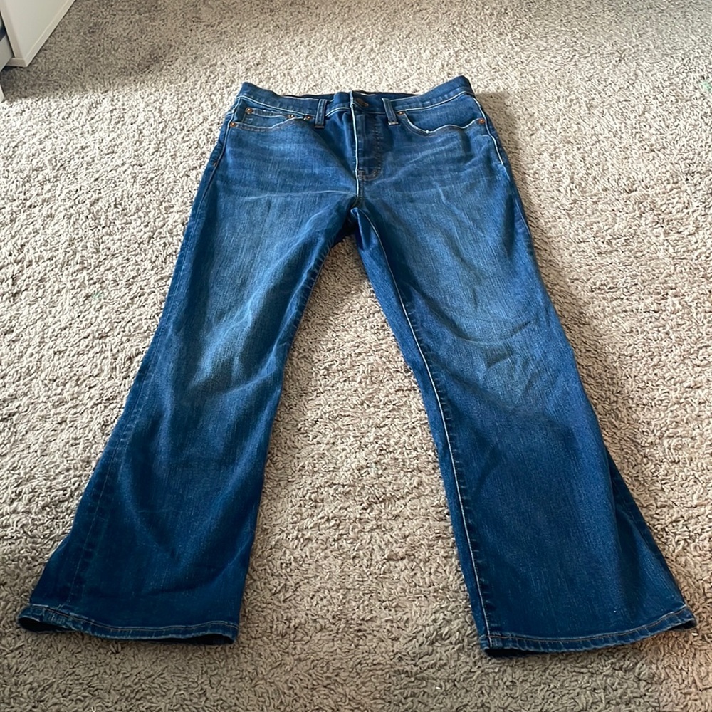 Madewell Cali Demi-Boot dark blue jeans. Size 29. Great condition